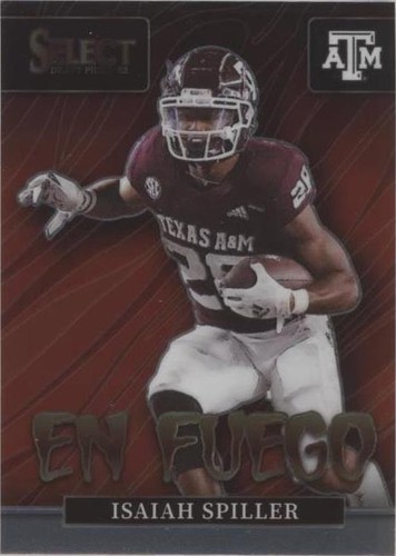 2022 Panini Select Draft Picks Isaiah Spiller #EN-IS
