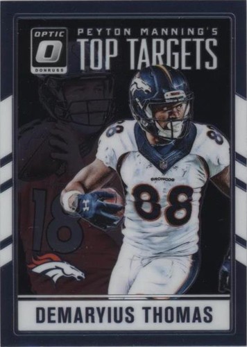 2016 Donruss Optic Demaryius Thomas Peyton Manning #4