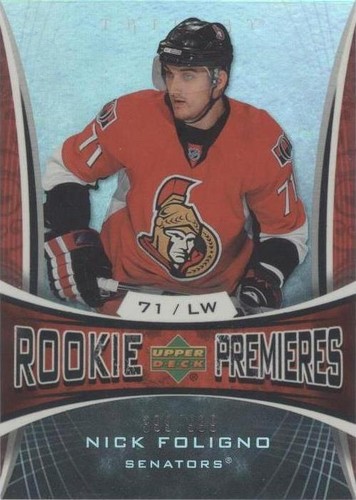 2007-08 Upper Deck Trilogy - Nick Foligno #165