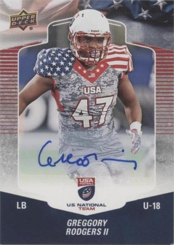 2018 Upper Deck USA Football Greggory Rodgers II #8