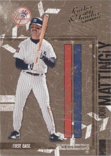 2004 Donruss Leather & Lumber - Don Mattingly #97
