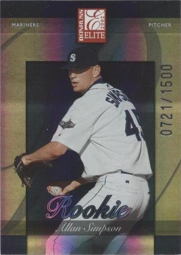 2002 Donruss Elite - Allan Simpson #173