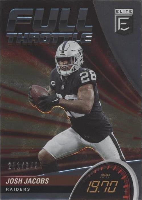2022 Panini Donruss Elite Josh Jacobs #FT24