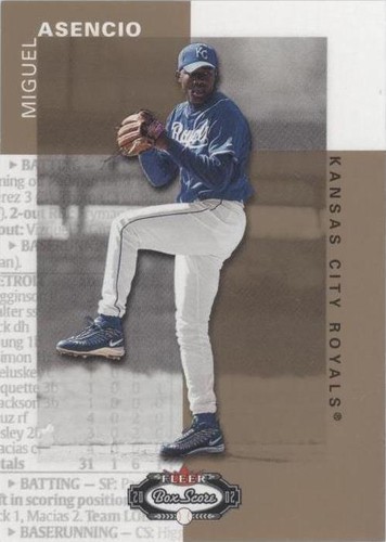 2002 Fleer Box Score - Miguel Asencio #136