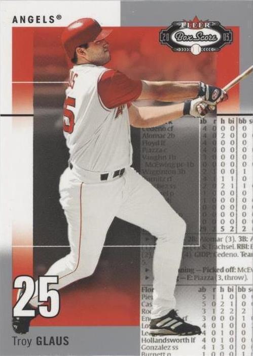 2003 Fleer Box Score - Troy Glaus #1