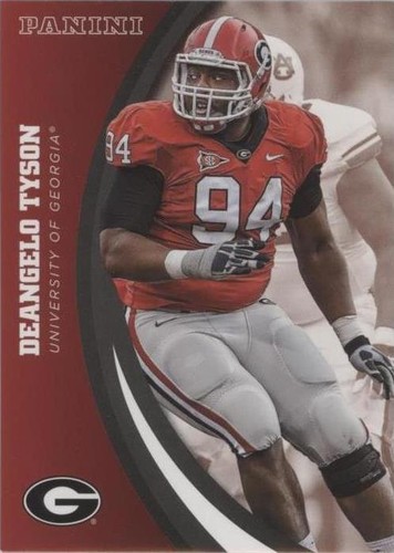 2015 Panini Georgia Bulldogs Deangelo Tyson #23