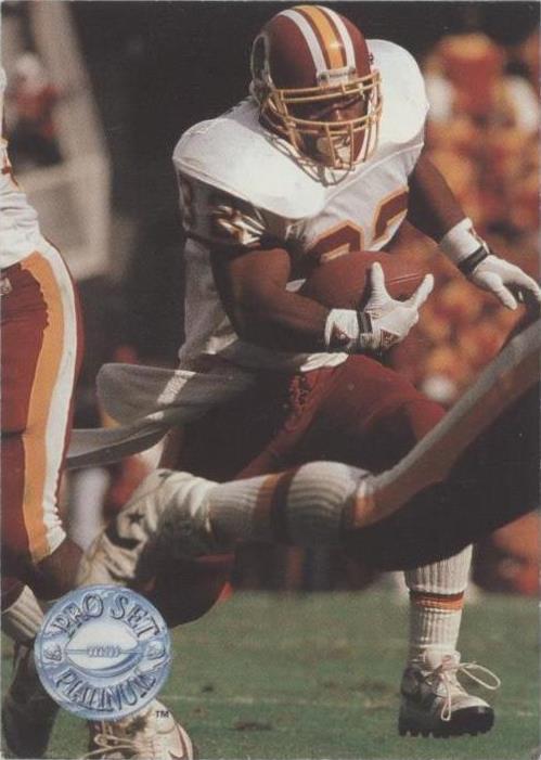 1991 Pro Set Platinum Ricky Ervins #289