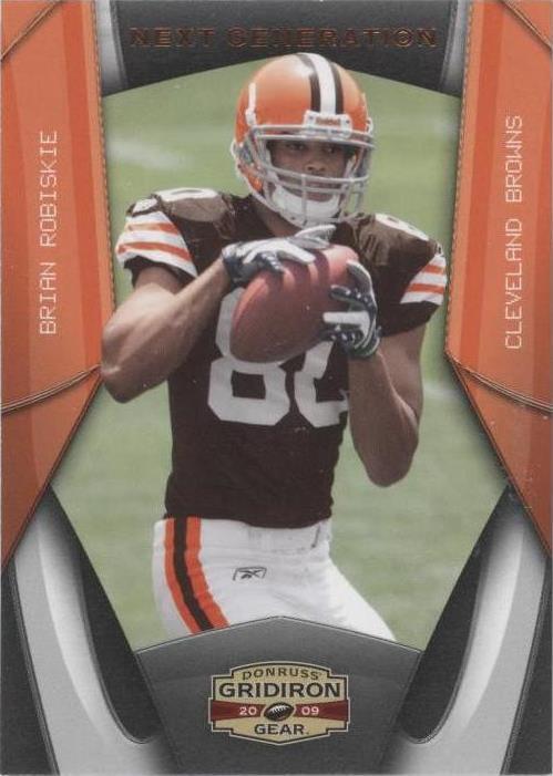 2009 Donruss Gridiron Gear Brian Robiskie #30