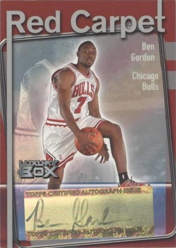 2004-05 Topps Luxury Box - Ben Gordon #RC-BG