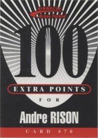 1997 Pinnacle Action Packed Andre Rison #70