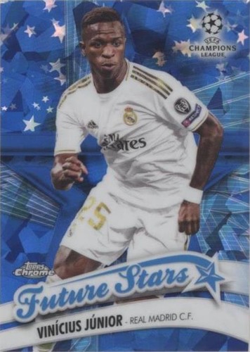 2019-20 Topps Chrome UCL Sapphire Edition Vinicius Junior #FS-VJ