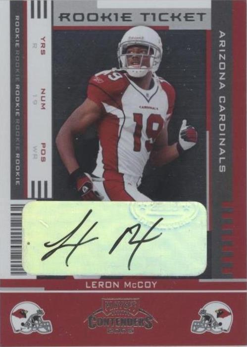 2005 Playoff Contenders LeRon McCoy #188