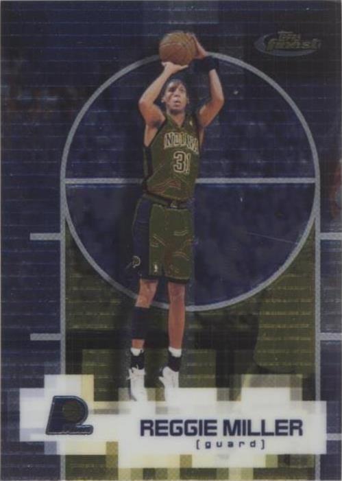 2000-01 Topps Finest - Reggie Miller #43