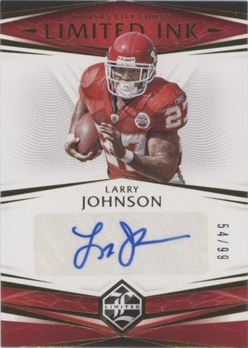その他 LARRY JOHNSON auto 2020 XR Football - Larry Johnson Acclaimed Auto Blue #AA-LJ