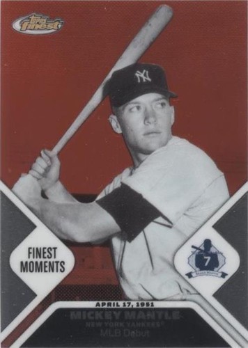 2006 Topps Finest - Mickey Mantle #MMFM15