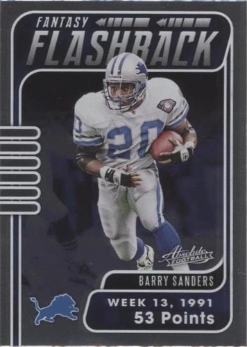 2020 Panini Absolute Barry Sanders #FF-BS