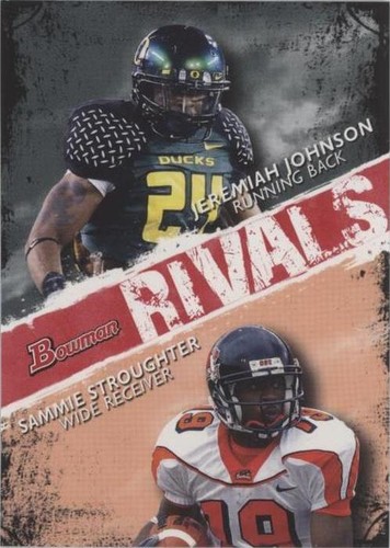 2009 Bowman Draft Picks Jeremiah Johnson Sammie Stroughter #R6