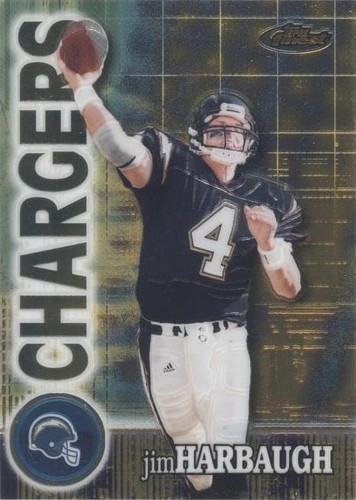 2000 Topps Finest Jim Harbaugh #63