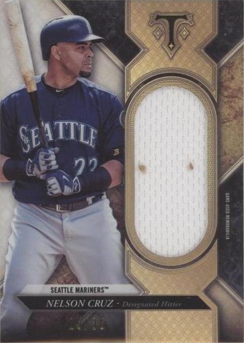 2017 Topps Triple Threads - Nelson Cruz #SJR-NCR