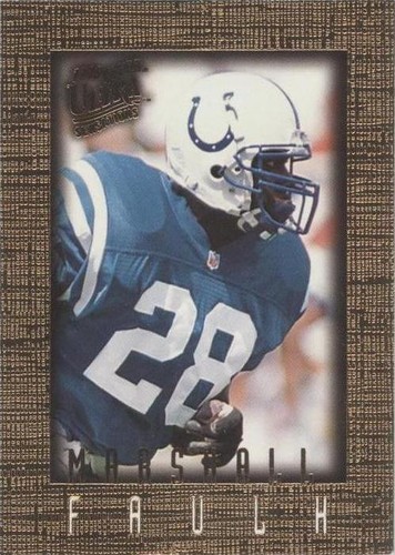 1996 Fleer Ultra Sensations Marshall Faulk #45