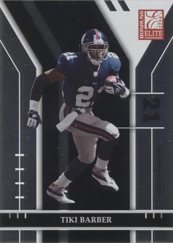 2004 Donruss Elite Tiki Barber #66