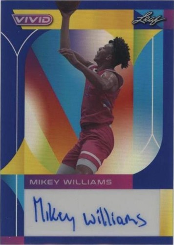 2022-23 Leaf Vivid - Mikey Williams #BA-MW2