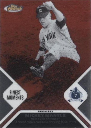 2006 Topps Finest - Mickey Mantle #MMFM7