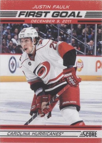 2012-13 Score - Justin Faulk #FG17
