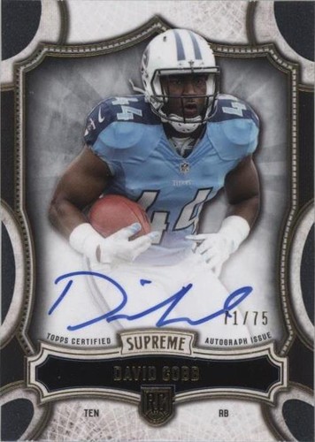 2015 Topps Supreme David Cobb #SRA-DC