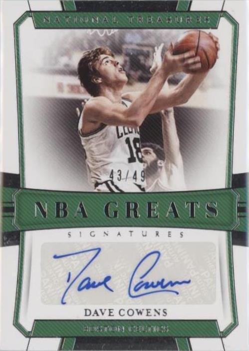 2018-19 帕尼尼国家宝藏 - Dave Cowens #GR-DCW
