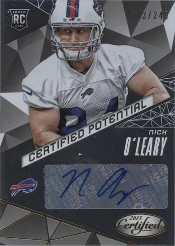 2015 Panini Certified Nick O'Leary #CP-NO