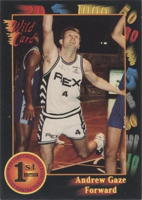 Wild Card Collegiate 1992 - Andrew Gaze #45