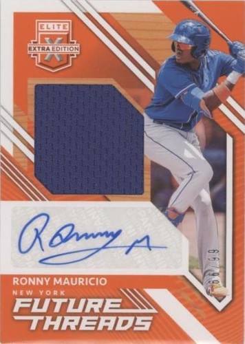 2021 Panini Elite Extra Edition - Ronny Mauricio #FTS-RM