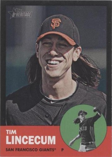 2012 Topps Heritage - Tim Lincecum #HP52