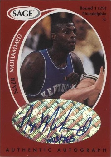1998 SAGE - Nazr Mohammed #A34