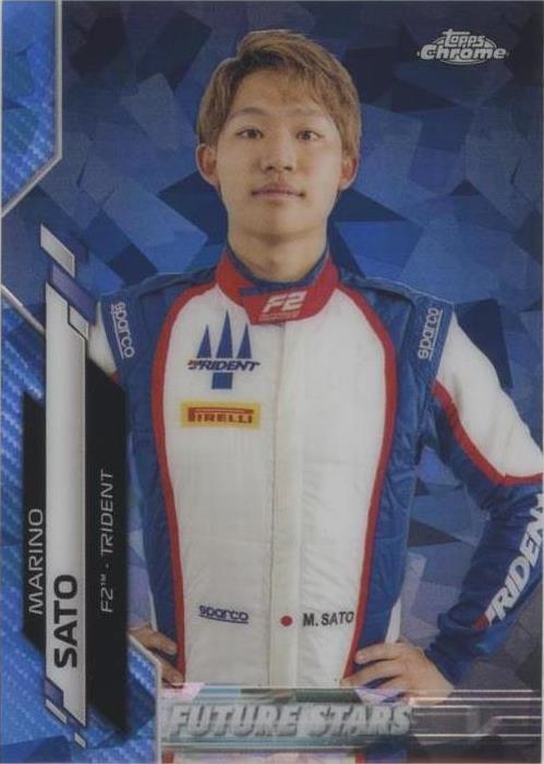 2020 Topps Chrome Sapphire Edition Formula 1 - Marino Sato #56