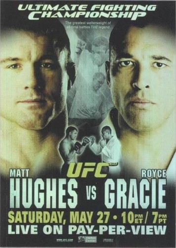 2010 Topps UFC Series 4 - Matt Hughes Royce Gracie #FPR-UFC60