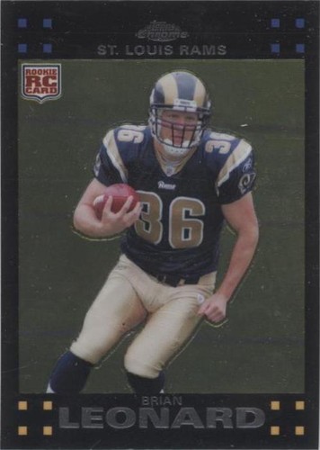2007 Topps Chrome Brian Leonard #TC194