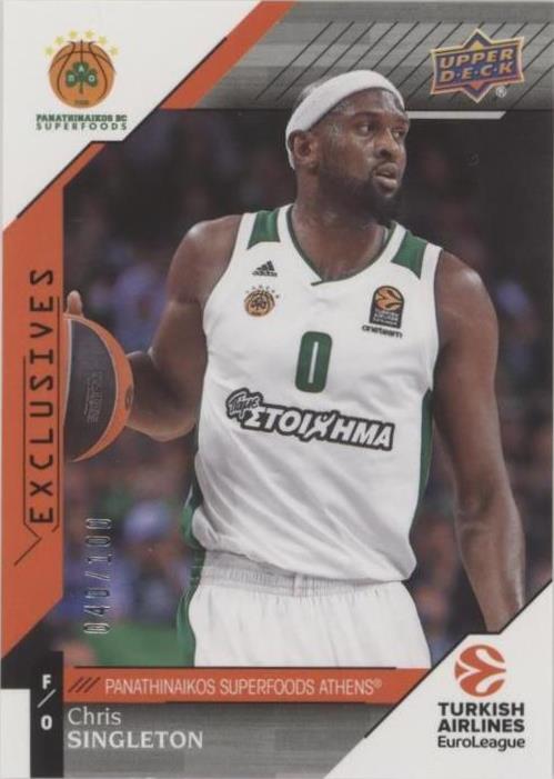 2017-18 Upper Deck Euroleague - Chris Singleton #13