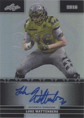 2016 Leaf U.S. Army All-American Bowl Luke Wattenberg #70