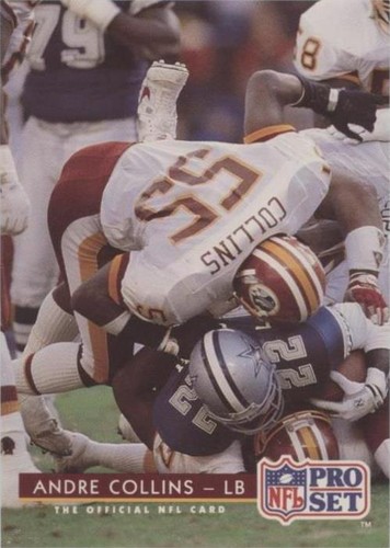 1992 Pro Set Andre Collins #76