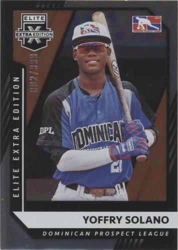 2021 Panini Elite Extra Edition - Yofry Solano #189