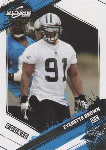 2009 Score Inscriptions Everette Brown #339