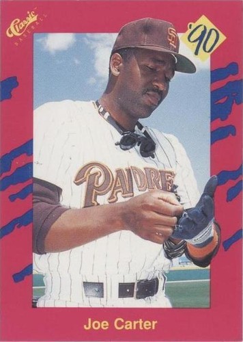 1990 Classic Update Pink Travel Edition - Joe Carter #T9