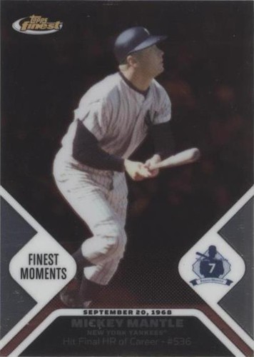 2006 Topps Finest - Mickey Mantle #MMFM20