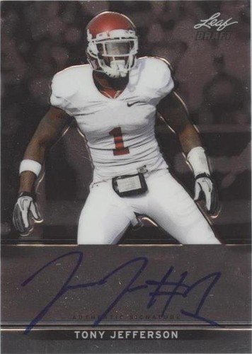 2013 Leaf Metal Draft Tony Jefferson #BA-TJ1