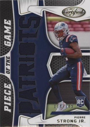 2022 Panini Certified Pierre Strong Jr. #PG-PS