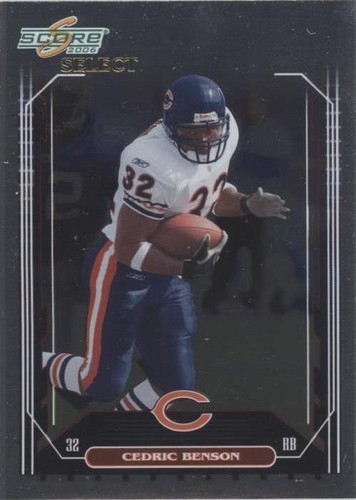 2006 Score Select Cedric Benson #44
