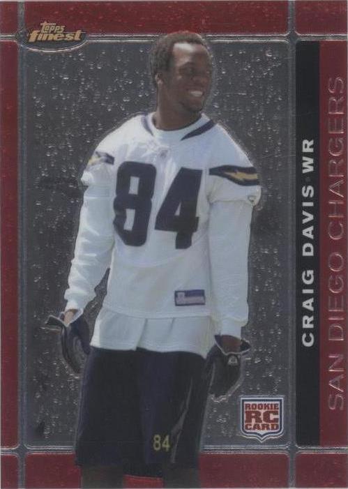 2007 Topps Finest Craig Davis #129