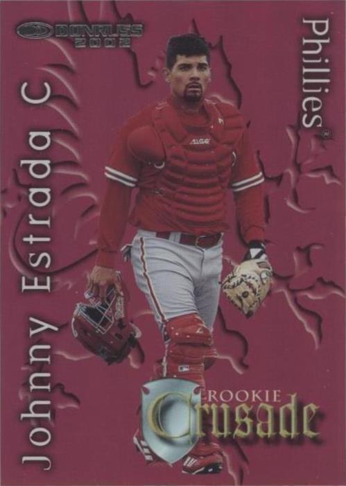 2002 Donruss The Rookies - Johnny Estrada #RC-7